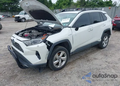2019 Toyota Rav4 Hybrid Limited из США, поврежденный, VIN 2T3DWRFV8KW009793